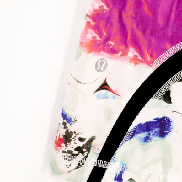 LULULEMON Inspire Crop II Pigment Wave Multi Sz 8 - Picture 10 of 13